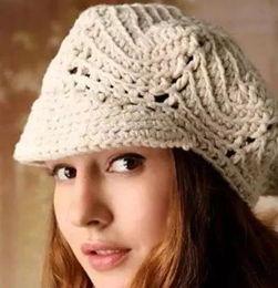 钩成人女士帽子视频冬  第3张