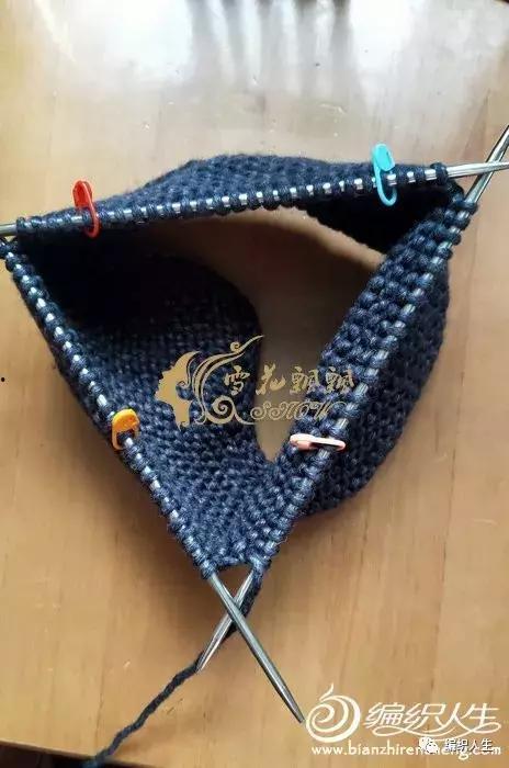 棒针成人帽子教学视频  第3张